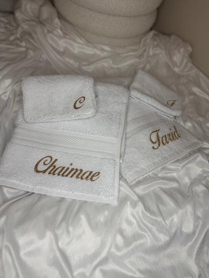 Coffret serviettes couple