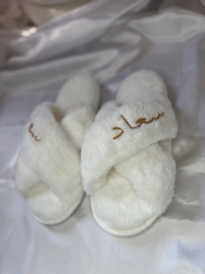 Chausson doux croisé