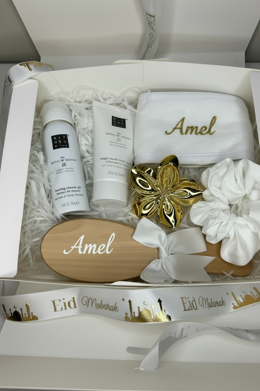 Coffret Amel - chouchou blanc
