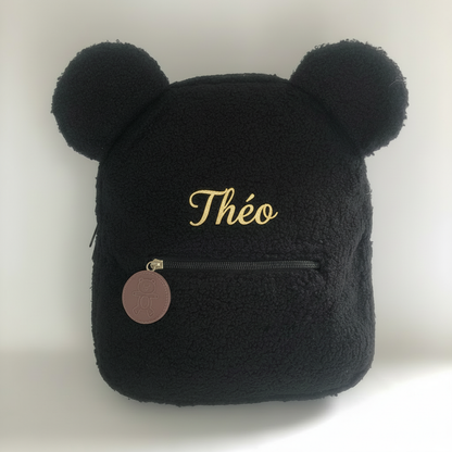 Sac noir avec Théo en doré