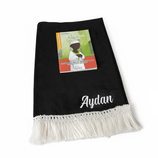 Tapis de prière Aydan avec livre - version lumineuse